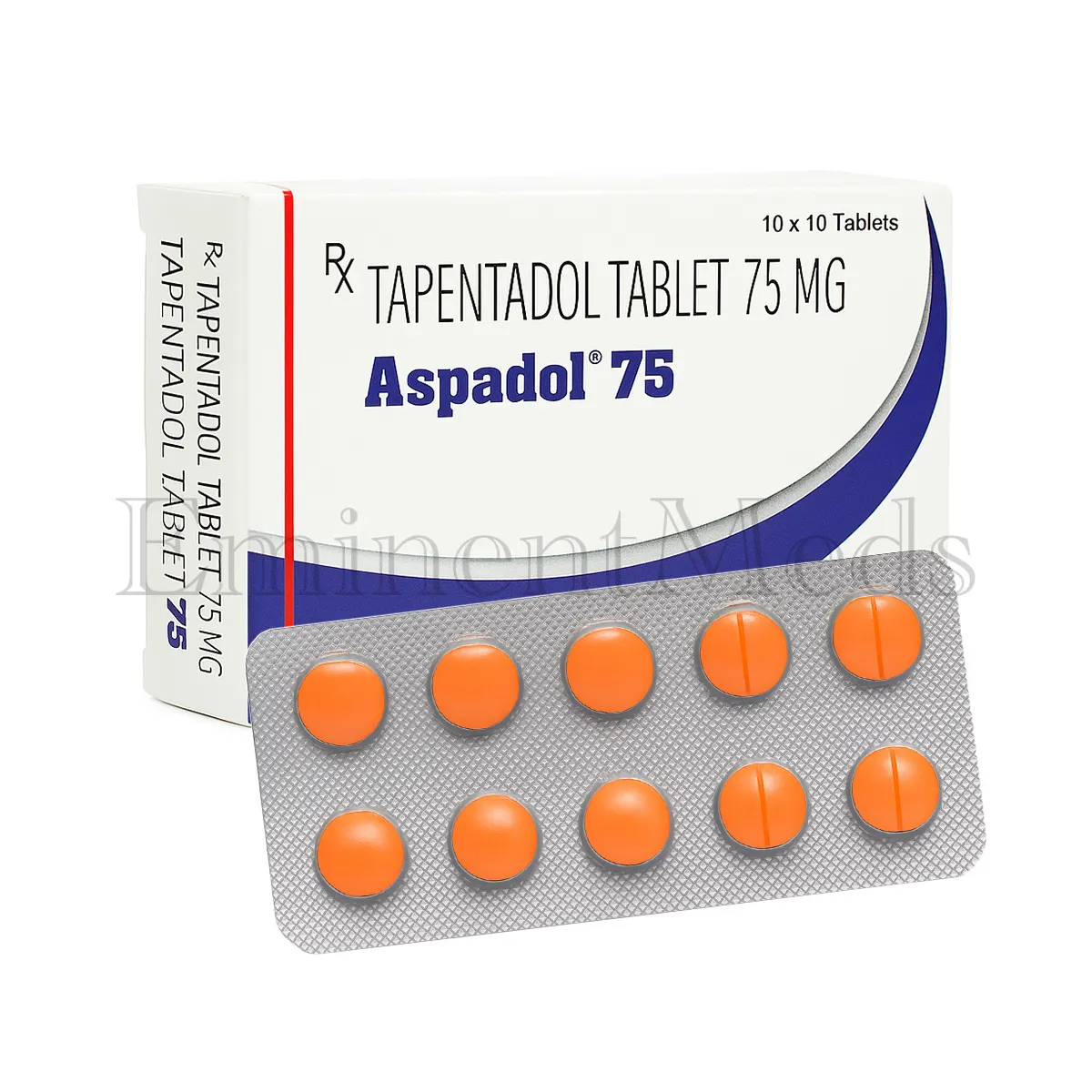 Aspadol 75 mg tapentadol tablets used to help manage moderate to severe pain in adults