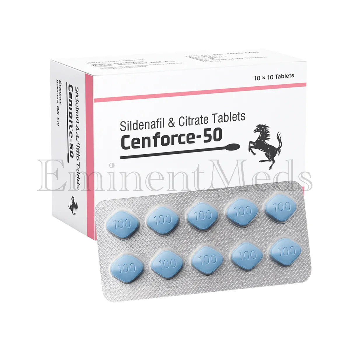 Cenforce 50 mg sildenafil tablets prescribed for mild to moderate erectile dysfunction in men