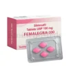 Femalegra 100 mg sildenafil tablets used to support female sexual arousal and improve blood flow