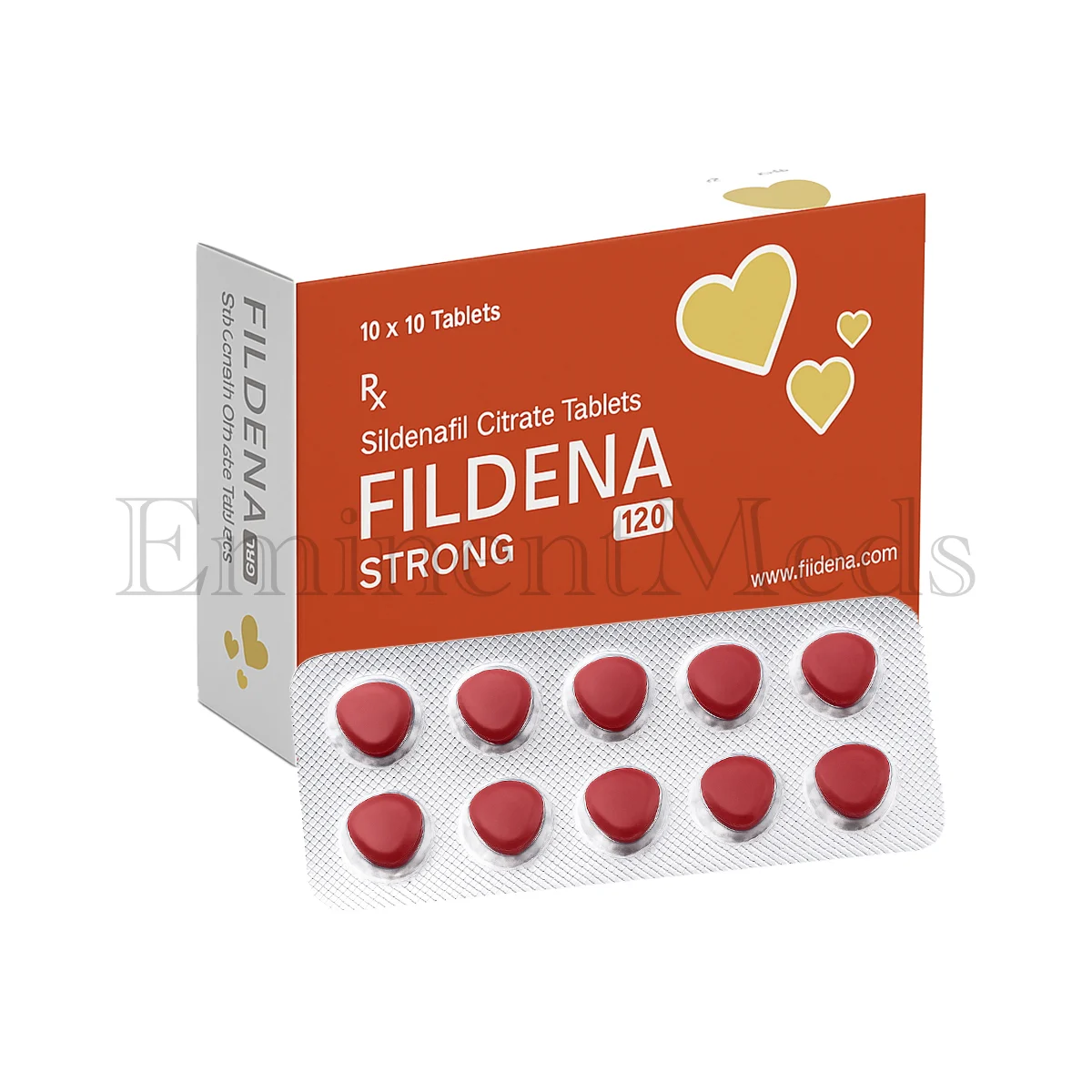 Fildena 120 mg sildenafil citrate tablets used to help treat erectile dysfunction and improve erection quality in men