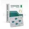 Kamagra 50 mg sildenafil tablets used for treating mild to moderate erectile dysfunction in adult men