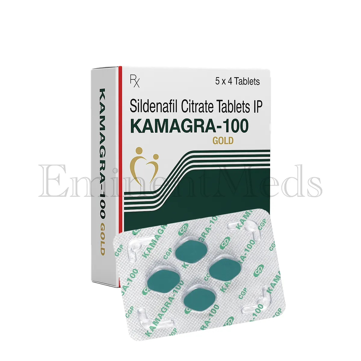 Kamagra Gold 100 mg sildenafil tablets used to improve erectile function and sexual performance in men