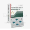 Kamagra Gold 50 mg sildenafil tablets prescribed to help treat mild erectile dysfunction in adult men
