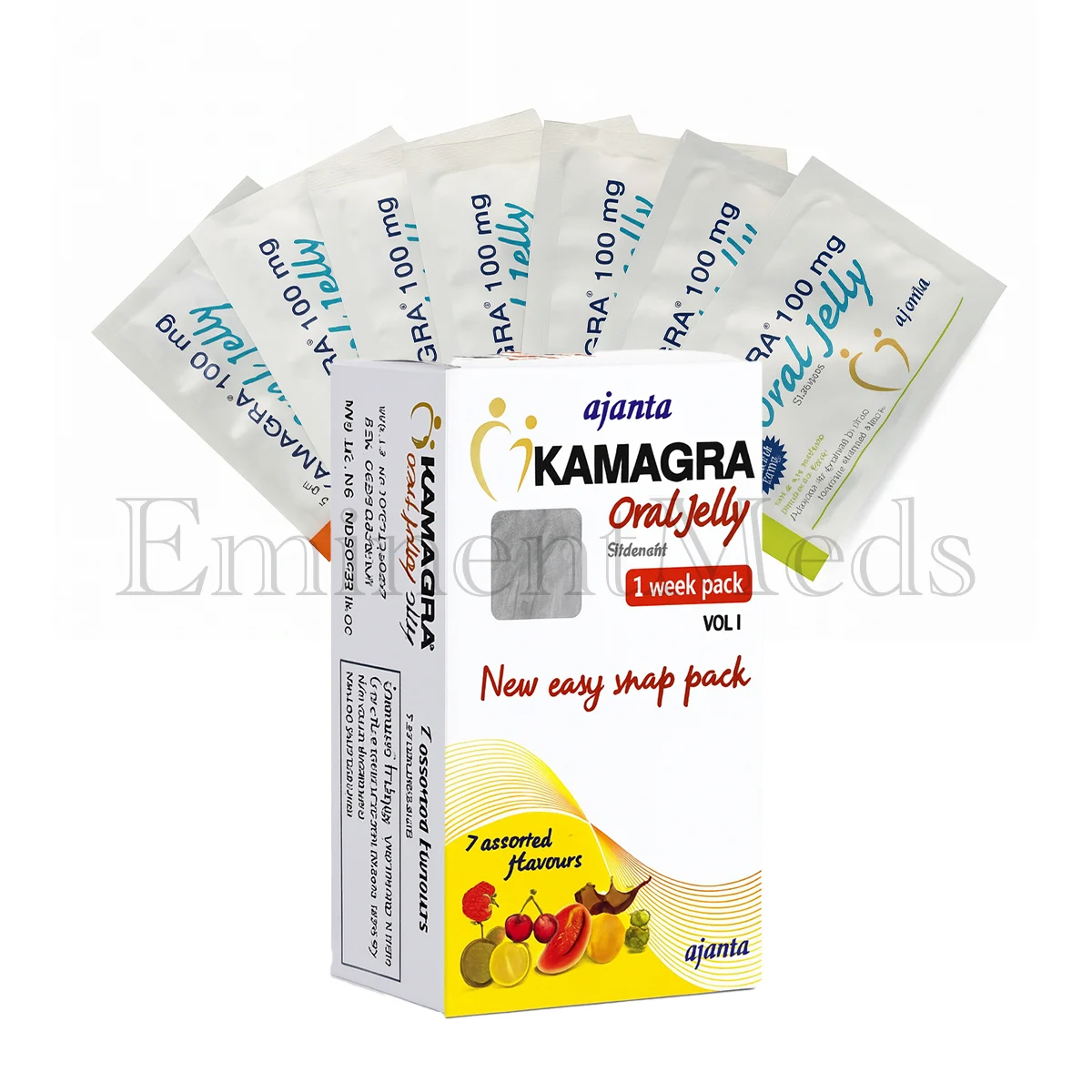 Kamagra Oral Jelly Vol 2 sildenafil sachets used for quick and convenient erectile dysfunction support