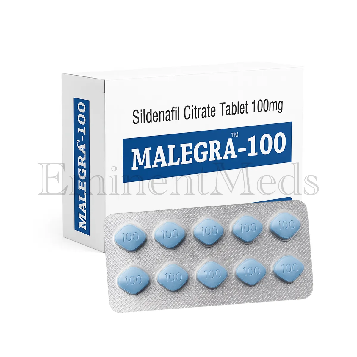 Malegra 100 mg sildenafil citrate tablets used for effective erectile dysfunction treatment in men