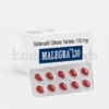 Malegra 120 mg sildenafil tablets used to support treatment of erectile dysfunction and improve erection quality