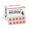 Super Vidalista tablets containing tadalafil and dapoxetine for erectile dysfunction and premature ejaculation management