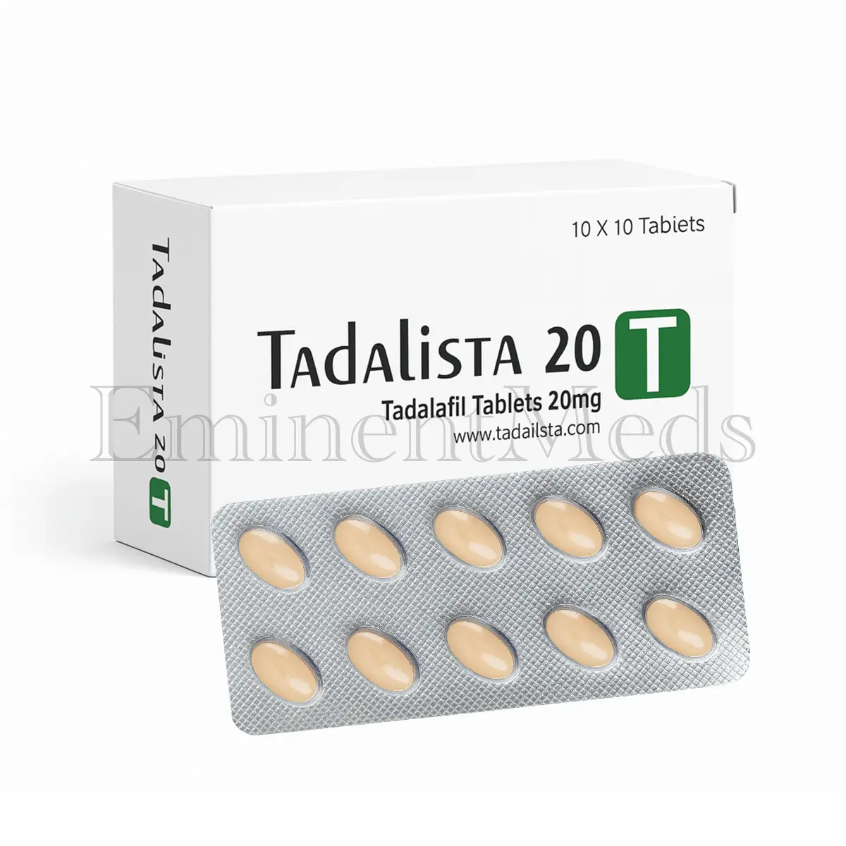 Tadalista 20 mg tadalafil tablets used to support treatment of erectile dysfunction in adult men