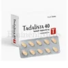 Tadalista 40 mg tadalafil tablets prescribed to help manage erectile dysfunction and improve sexual performance