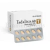 Tadalista 60 mg tadalafil tablets used to help treat erectile dysfunction and improve erection quality in men
