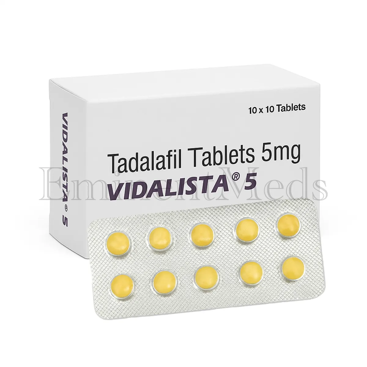 Vidalista 5 mg tadalafil tablets used as a low-dose option for daily erectile dysfunction management