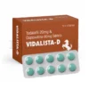 Vidalista D tablets containing tadalafil and dapoxetine used for erectile dysfunction and premature ejaculation treatment