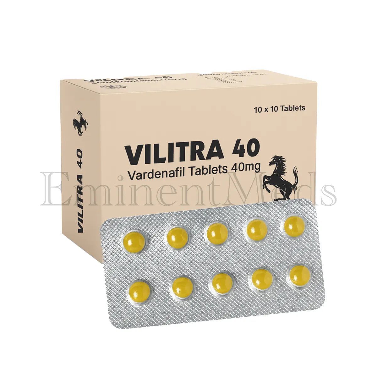 Vilitra 40 mg vardenafil tablets used to support treatment of erectile dysfunction in adult men