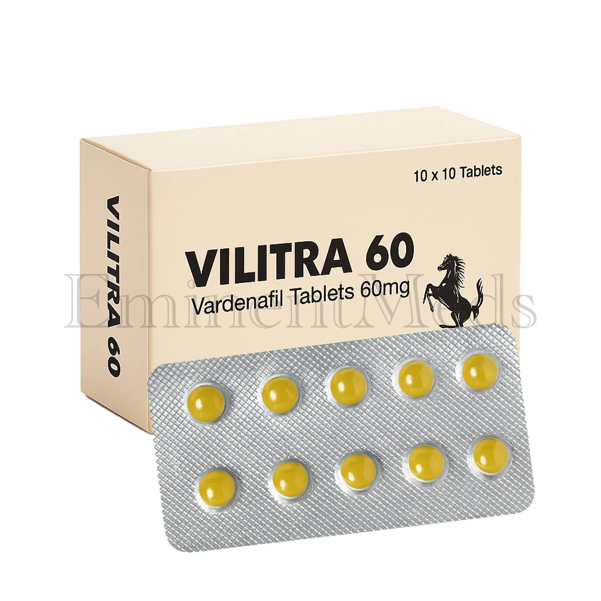 Vilitra 60 mg vardenafil tablets used for effective management of erectile dysfunction in men